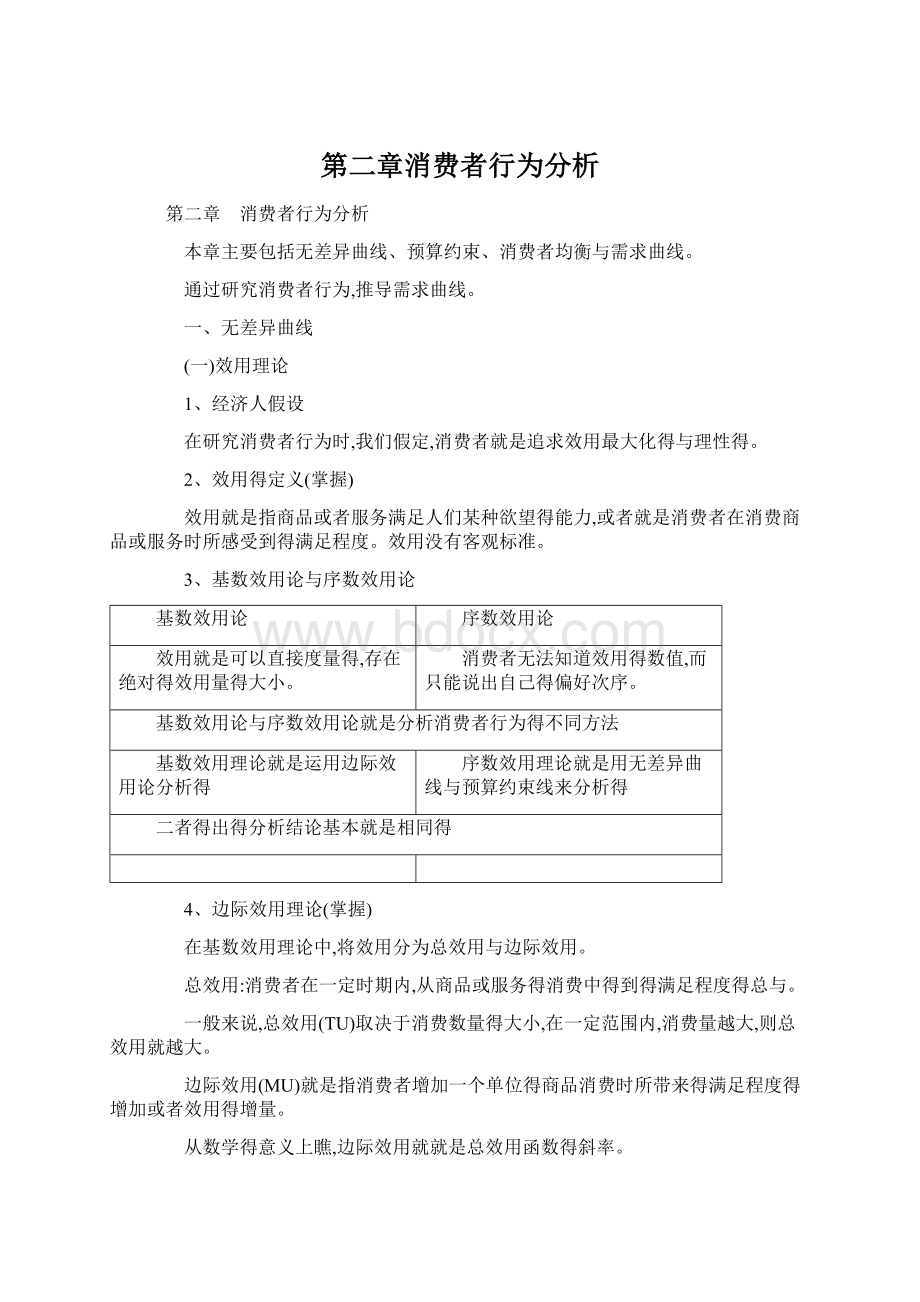 第二章消费者行为分析Word文件下载.docx_第1页