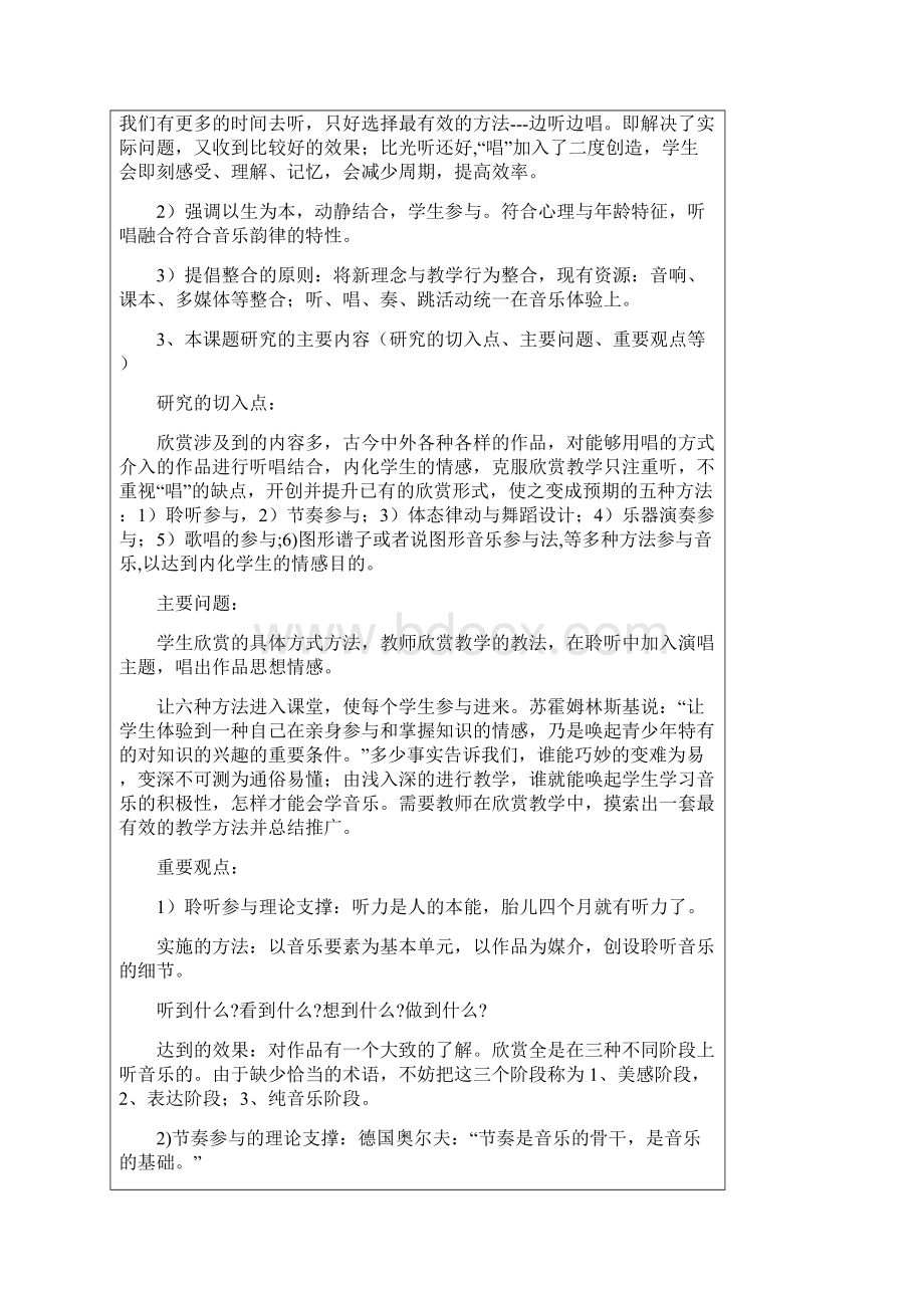 课题名称听唱融合小学音乐欣赏课教学法的研.docx_第3页