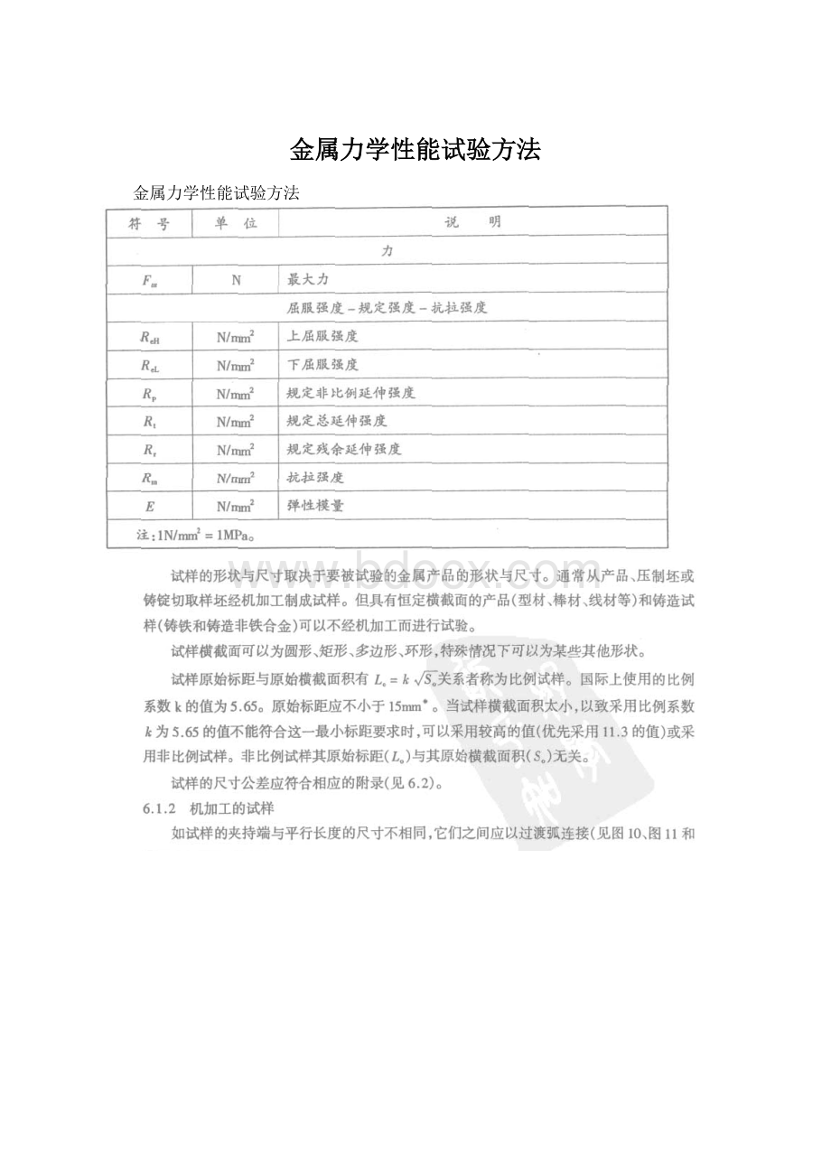 金属力学性能试验方法.docx_第1页