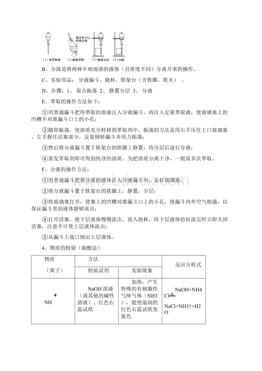 高中化学必修1复习提纲及典型例题Word格式文档下载.docx_第3页