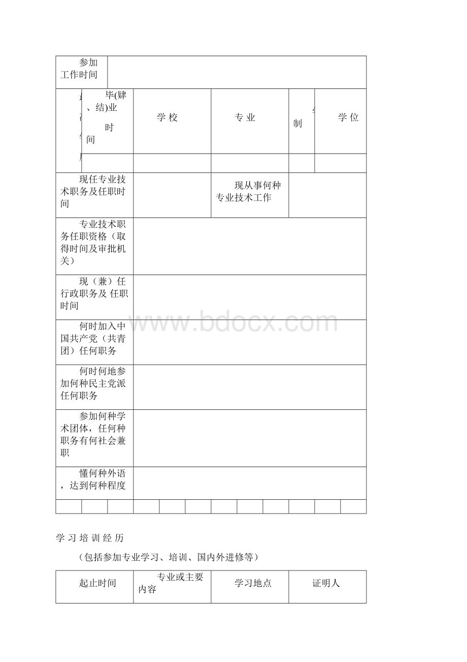 专业资格职称评审清单.docx_第3页