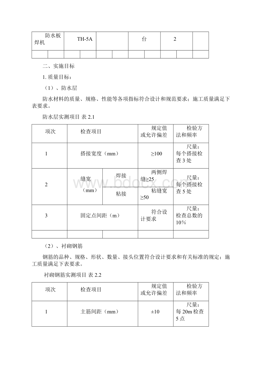 武隆隧道二次衬砌施工首件工程方案.docx_第3页