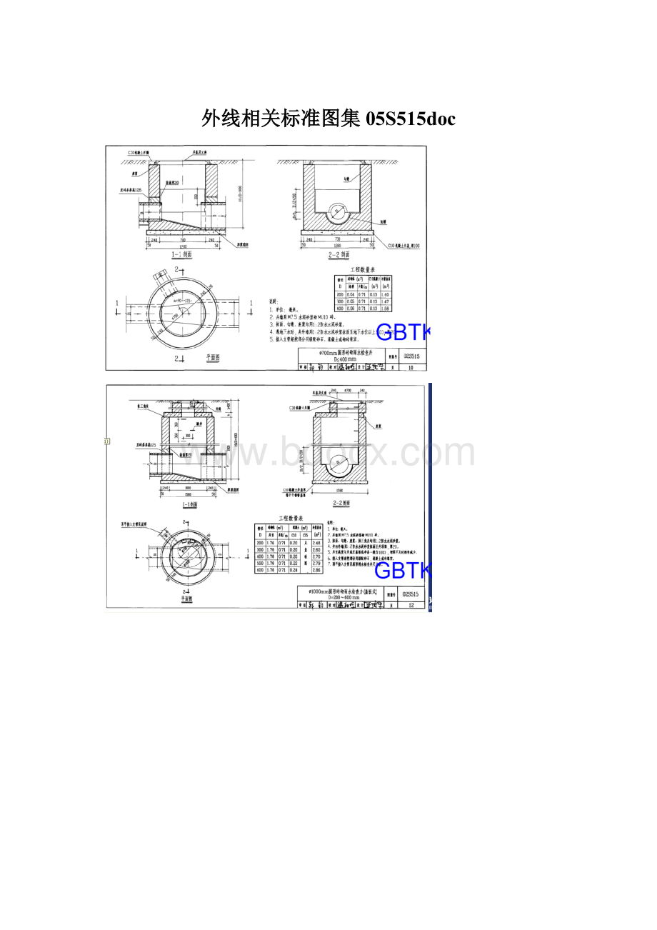 外线相关标准图集05S515doc.docx