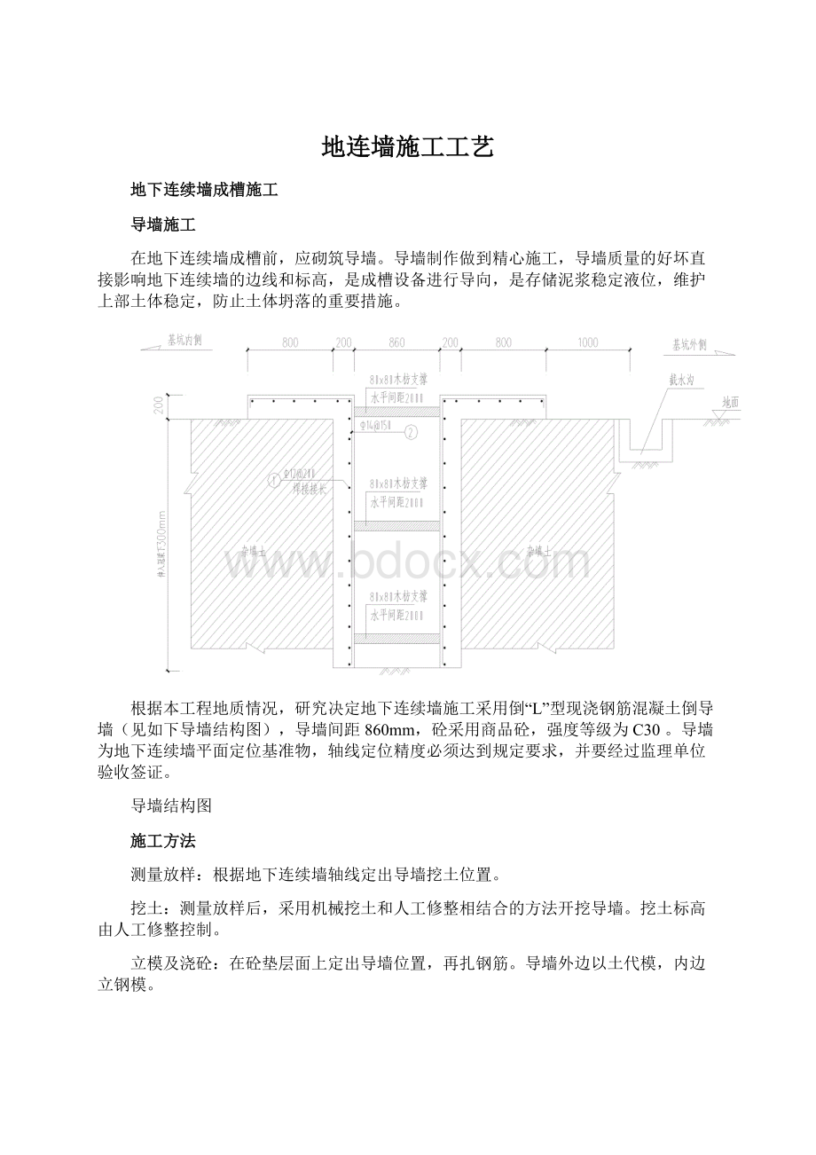 地连墙施工工艺.docx_第1页