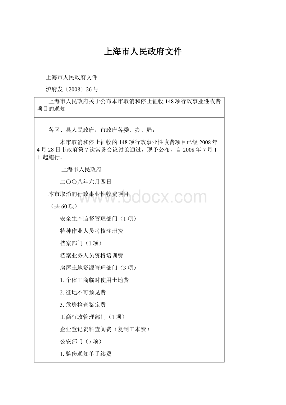 上海市人民政府文件.docx