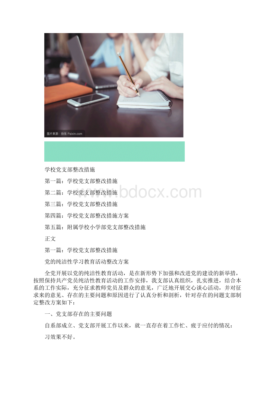 学校党支部整改措施Word下载.docx_第2页