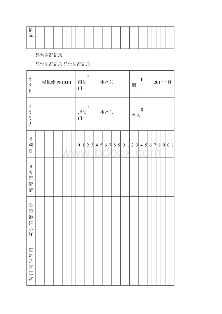 设备日常维护保养记录Word下载.docx_第3页