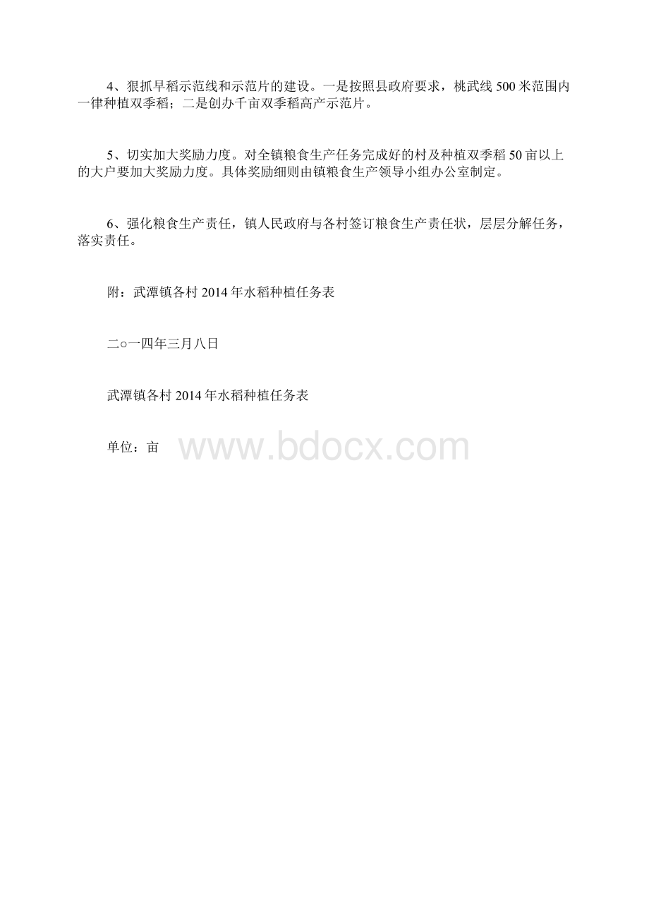 xx年粮食生产工作计划.docx_第2页