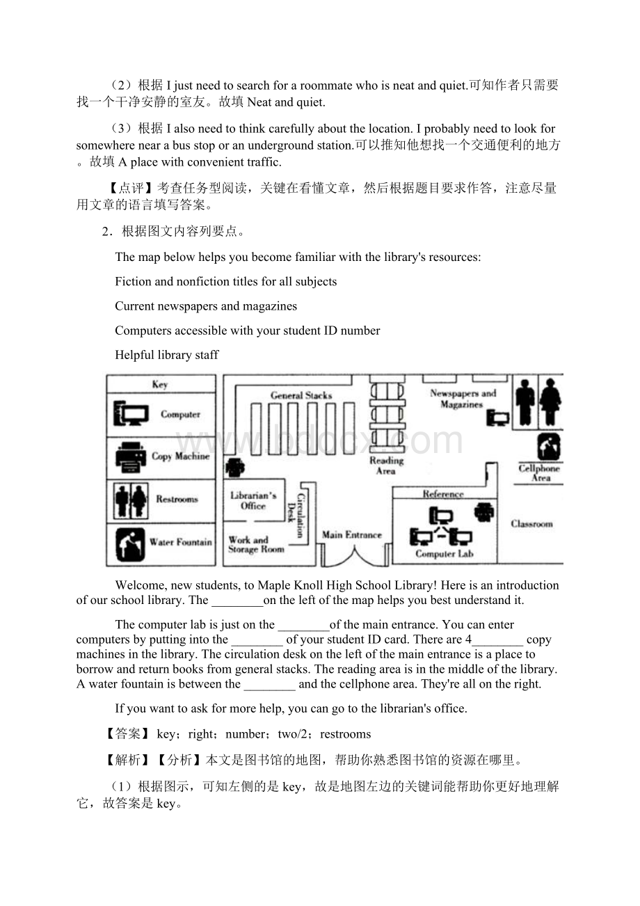 中考英语英语 任务型阅读理解精选及答案.docx_第2页