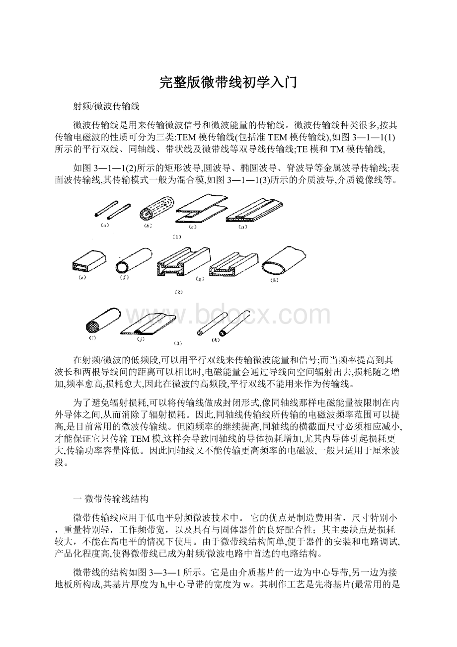 完整版微带线初学入门.docx_第1页