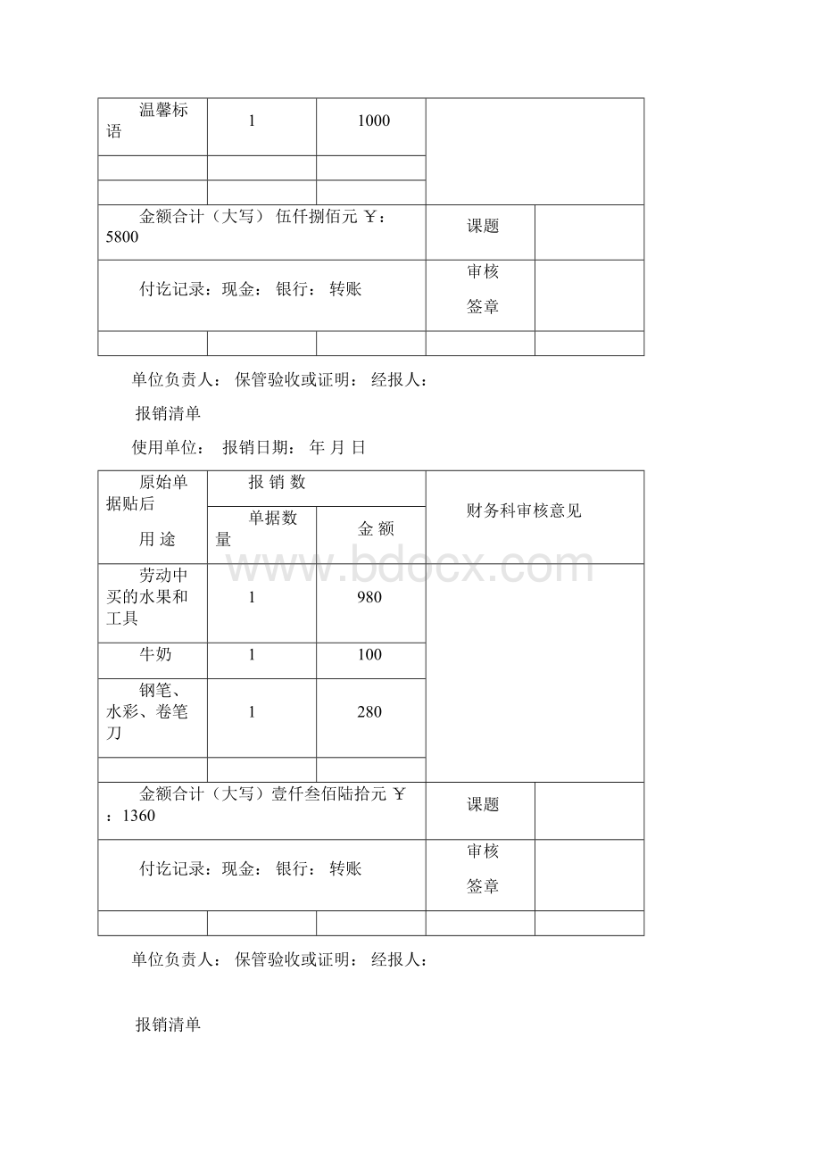 费报销清单.docx_第2页