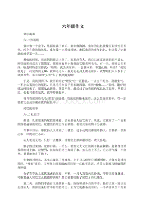 六年级作文Word格式文档下载.docx