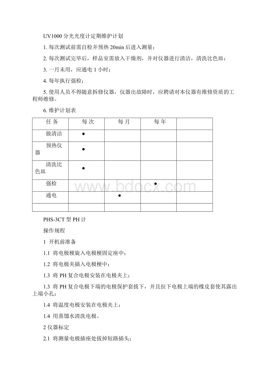 环境监测站实验仪器操作规程.docx_第2页