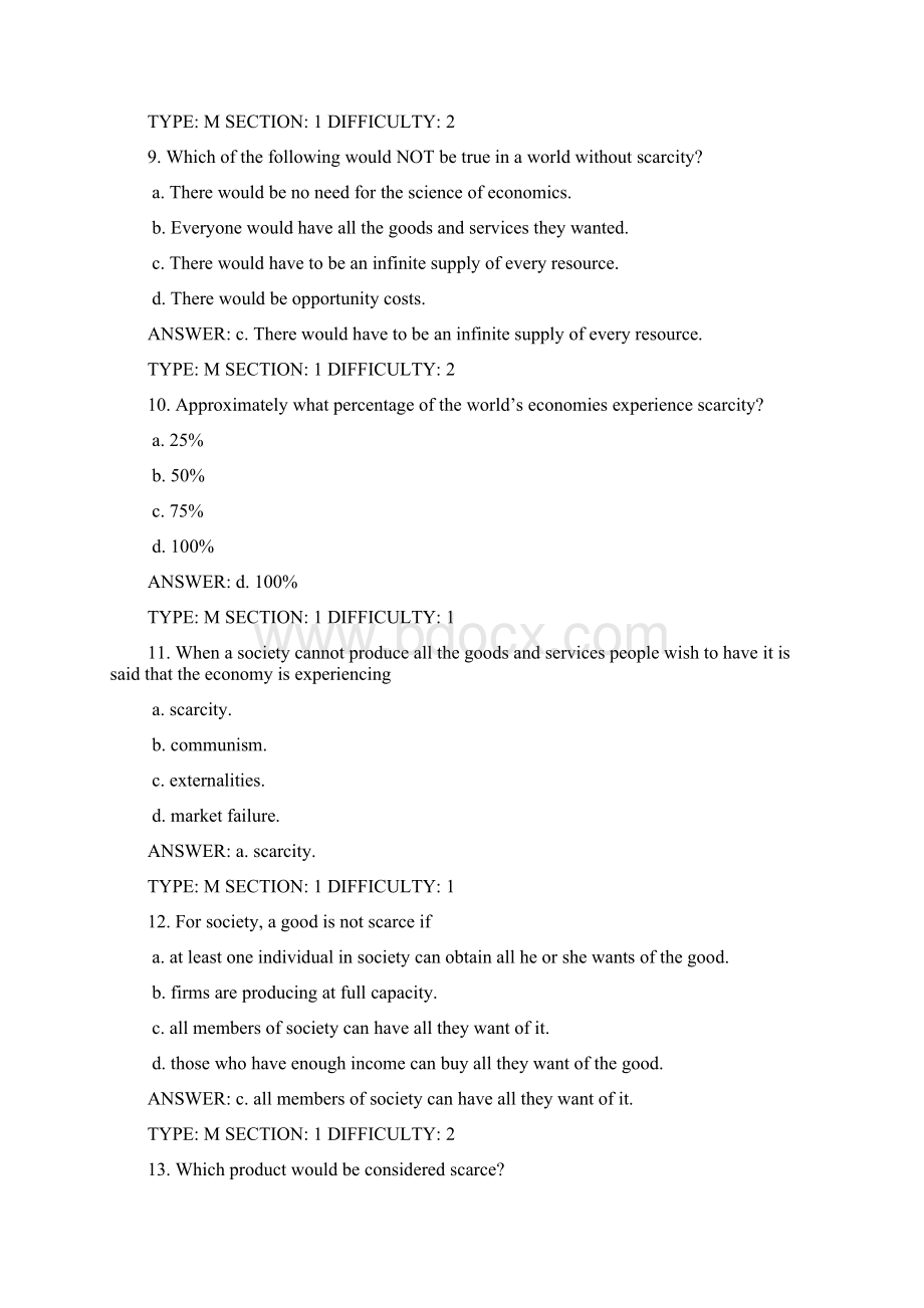 曼昆宏观经济学的Chapter01习地的题目及答案详解.docx_第3页