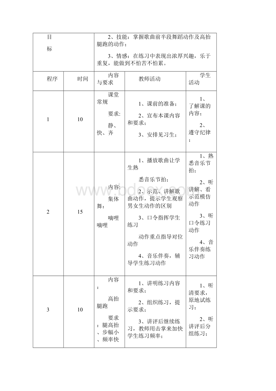 小学三年级下册体育与健康课教案全册.docx_第3页