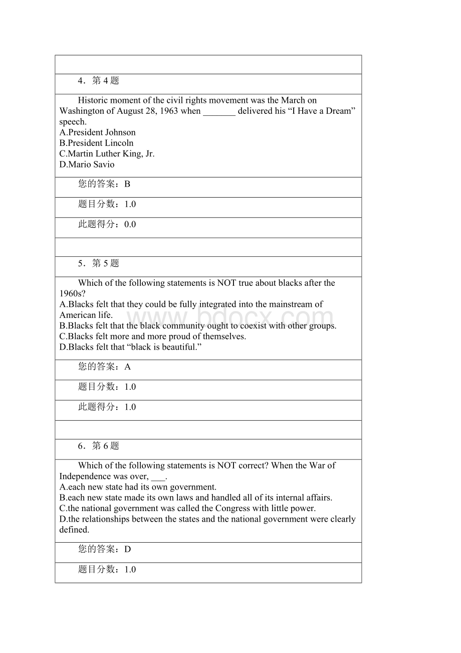 华师在线春英语国家概况阅读选择题作业.docx_第2页