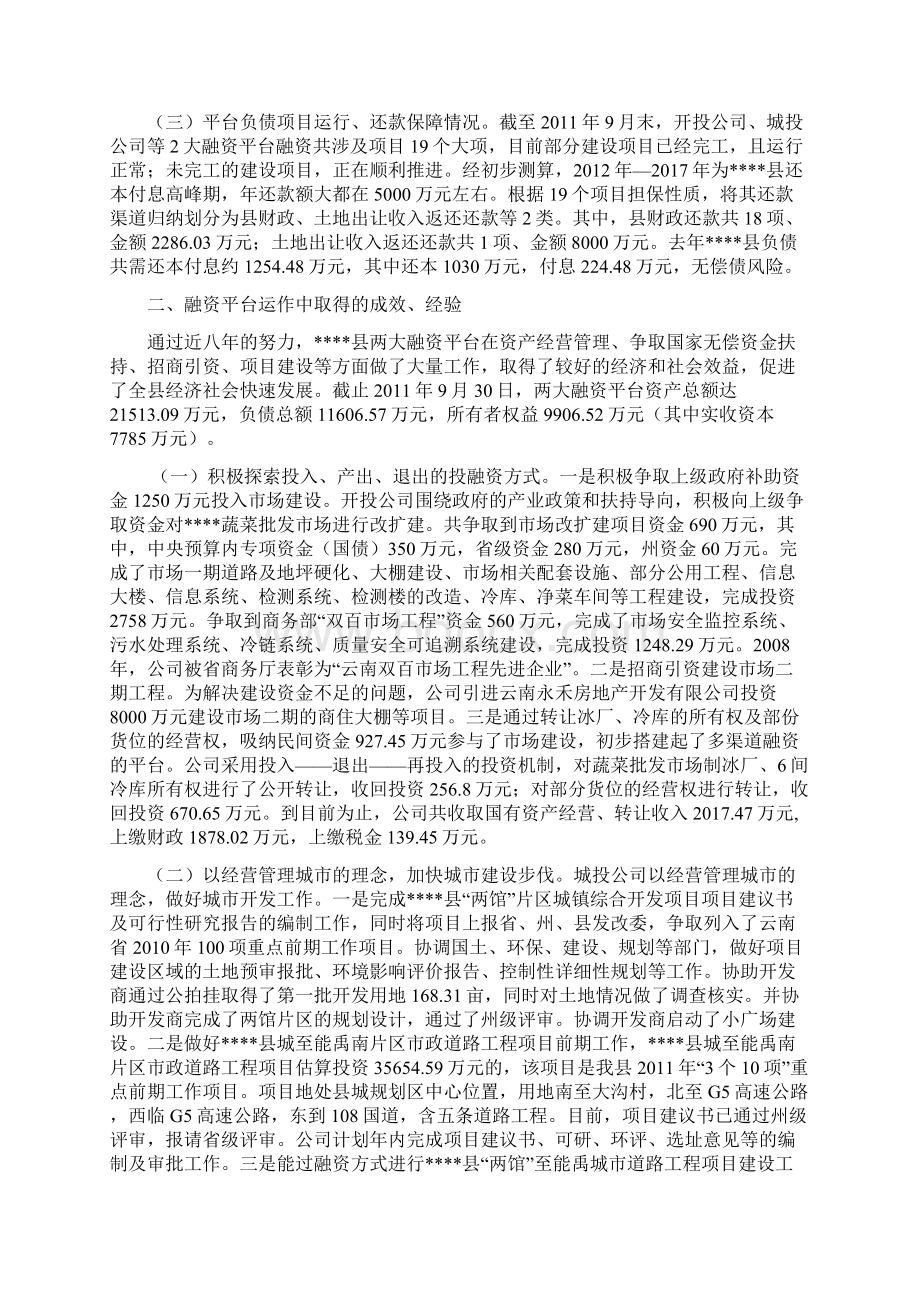 融资问题专题调研报告文档格式.docx_第2页