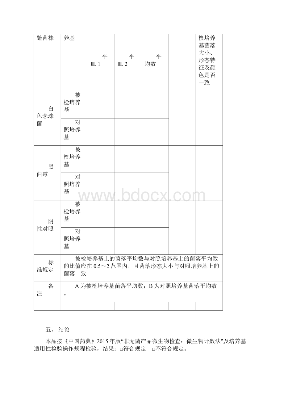 培养基适用性检查记录学习资料.docx_第2页