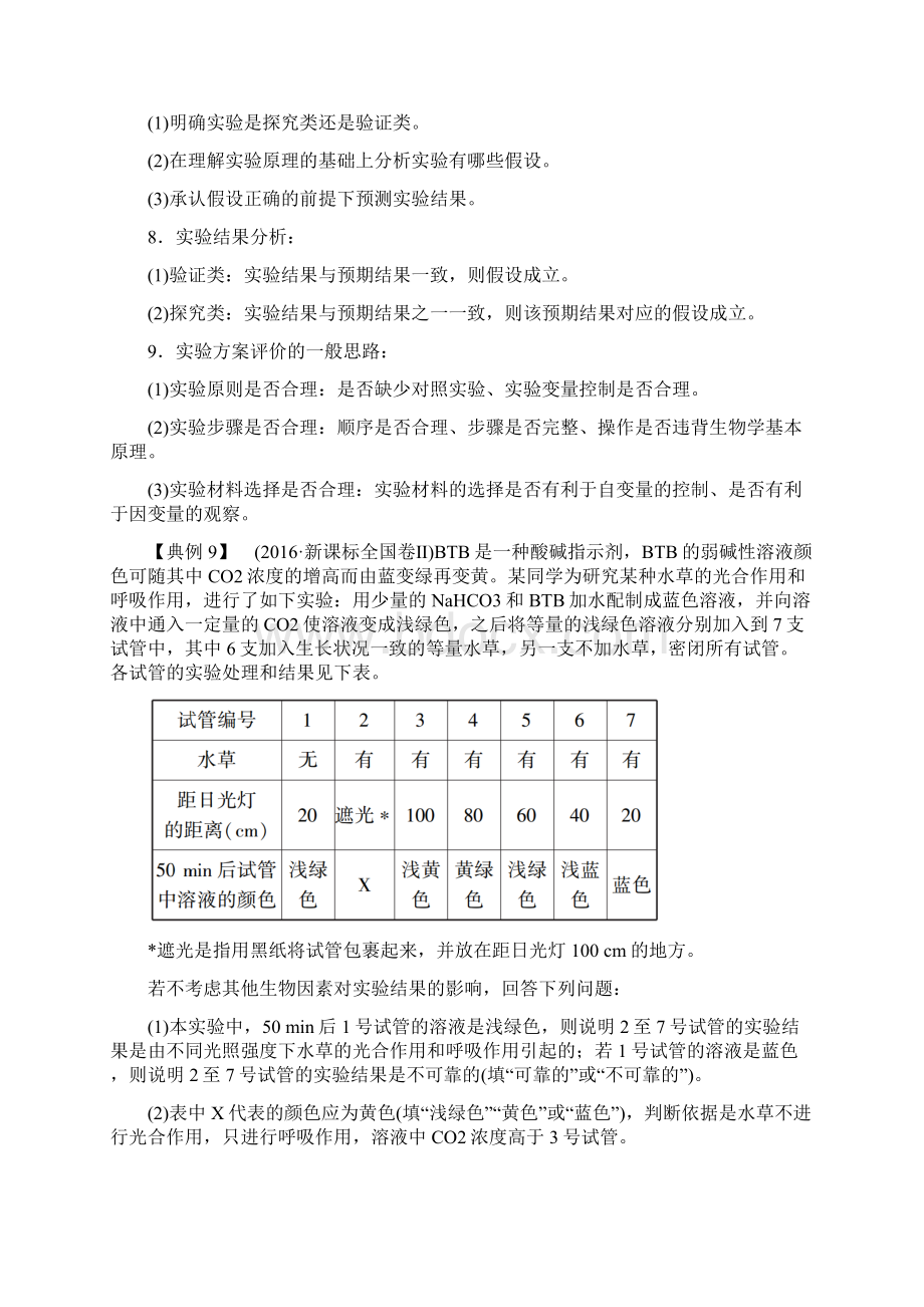 人教版高考生物考点专题复习实验探究与设计.docx_第2页