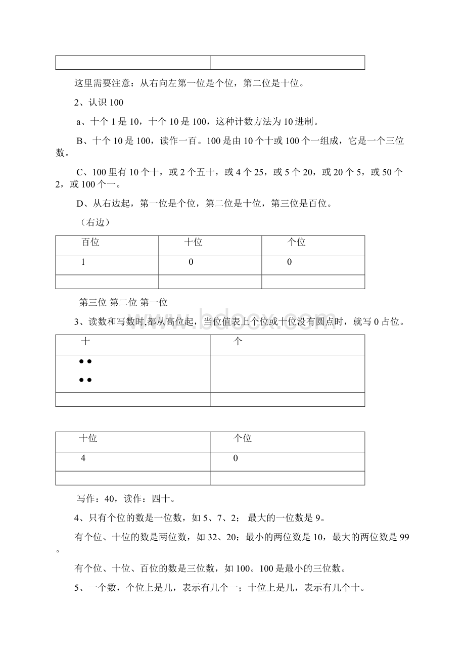 沪教版一年级下册数学知识归纳.docx_第3页