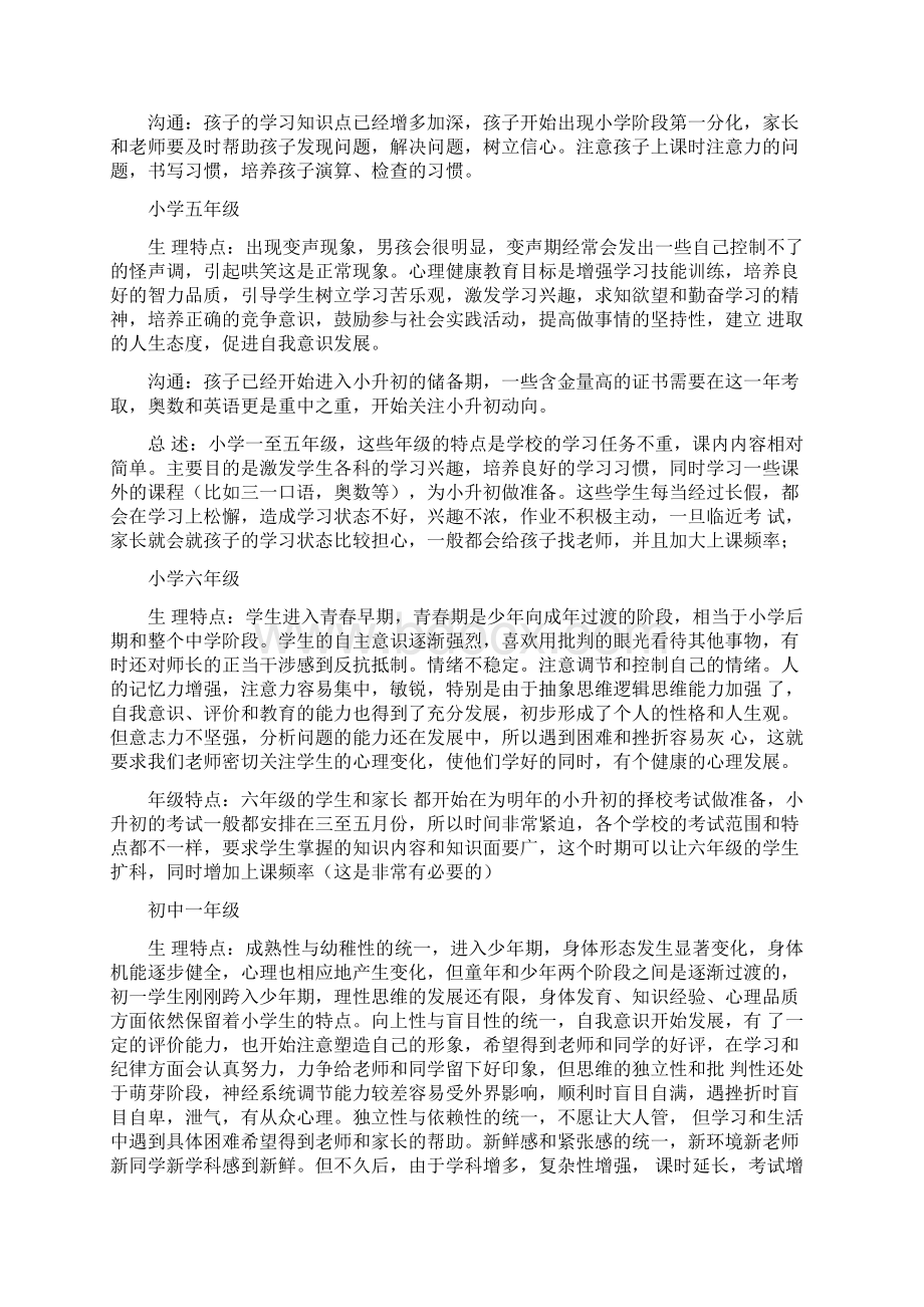 从小一至高三各年级培养重点 家长请收藏Word格式.docx_第2页