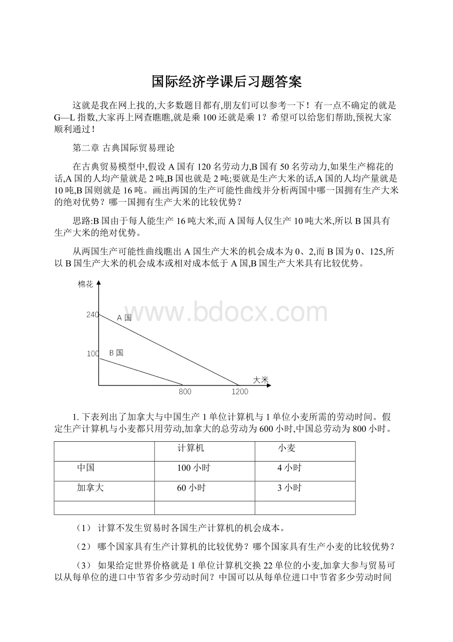 国际经济学课后习题答案Word文件下载.docx