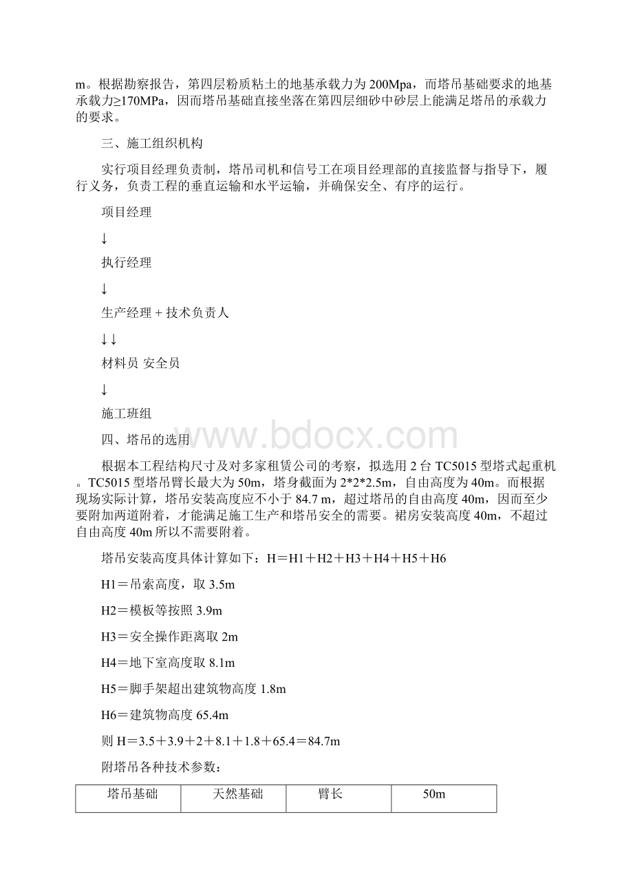 鄂尔多斯动漫大厦工程塔吊施工方案.docx_第2页