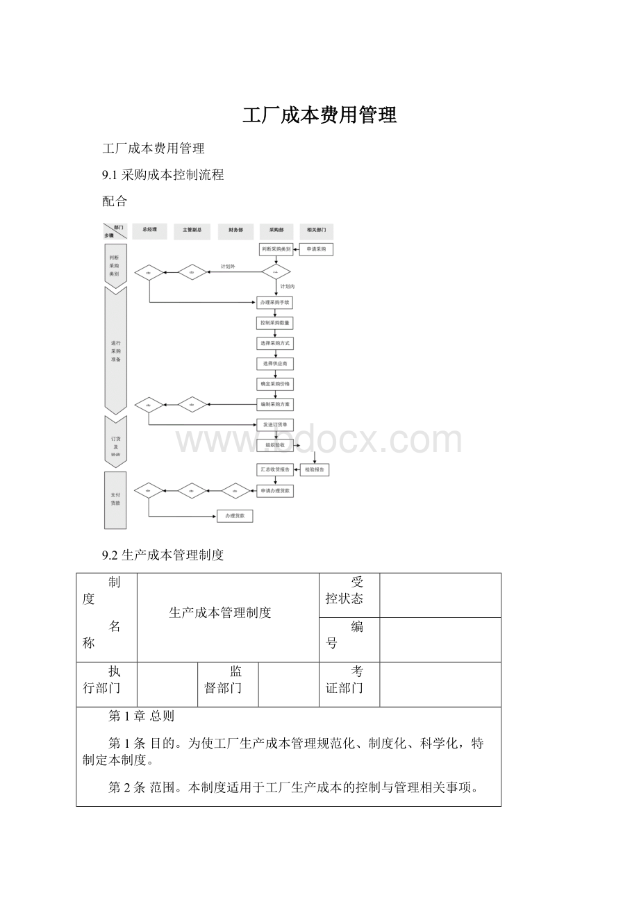 工厂成本费用管理.docx_第1页