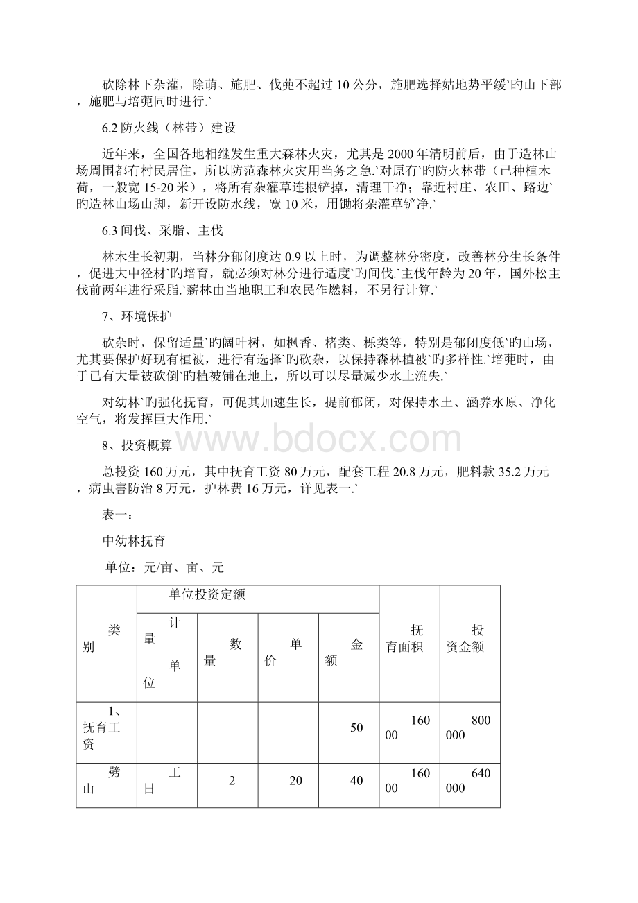 XX林场速生丰产林项目建设可行性研究报告.docx_第2页