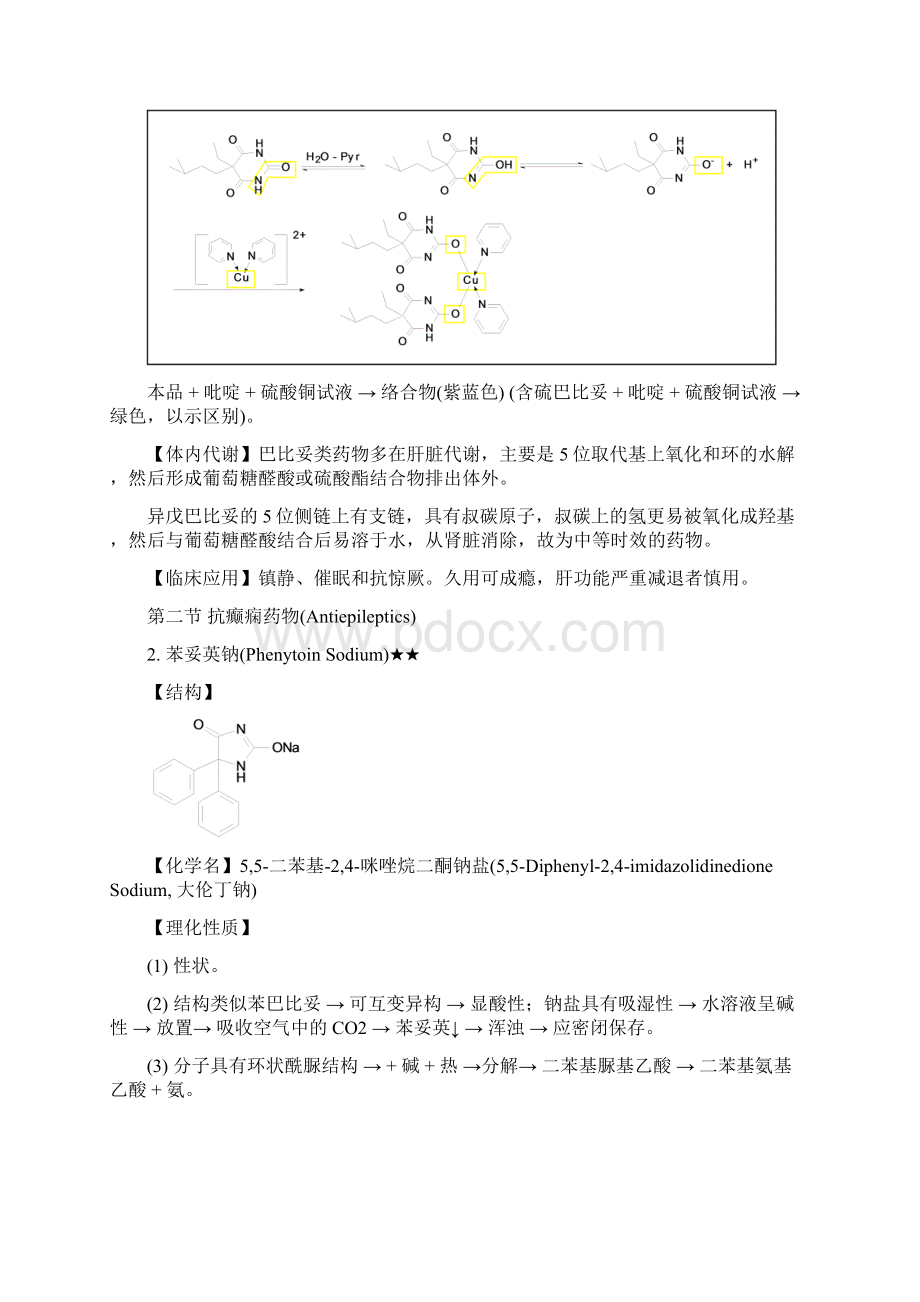 药物化学重点药物11个BWord格式.docx_第2页