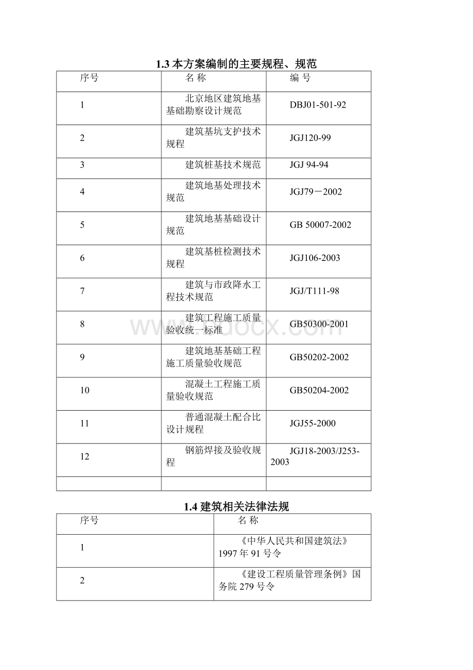 降水护坡土方开挖及地基处理工程设计与施工方案.docx_第3页