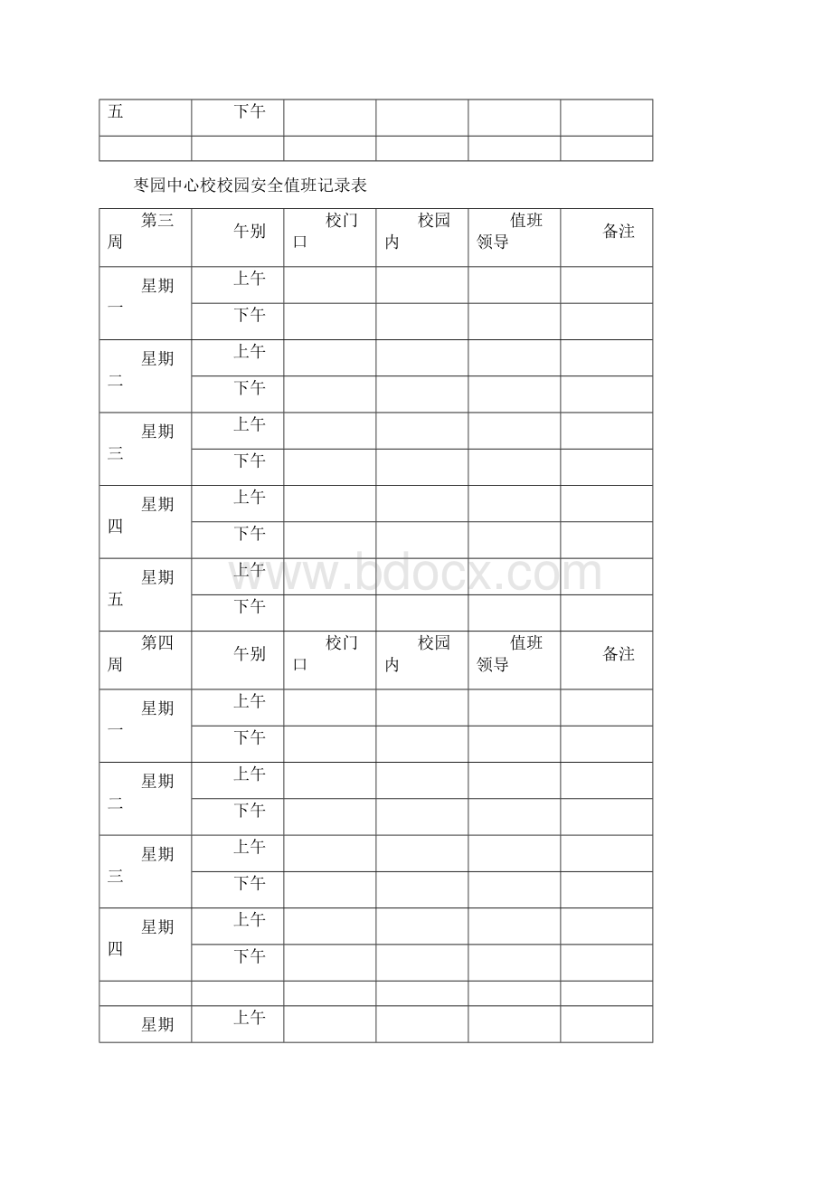 校园安全值班记录表Word下载.docx_第2页