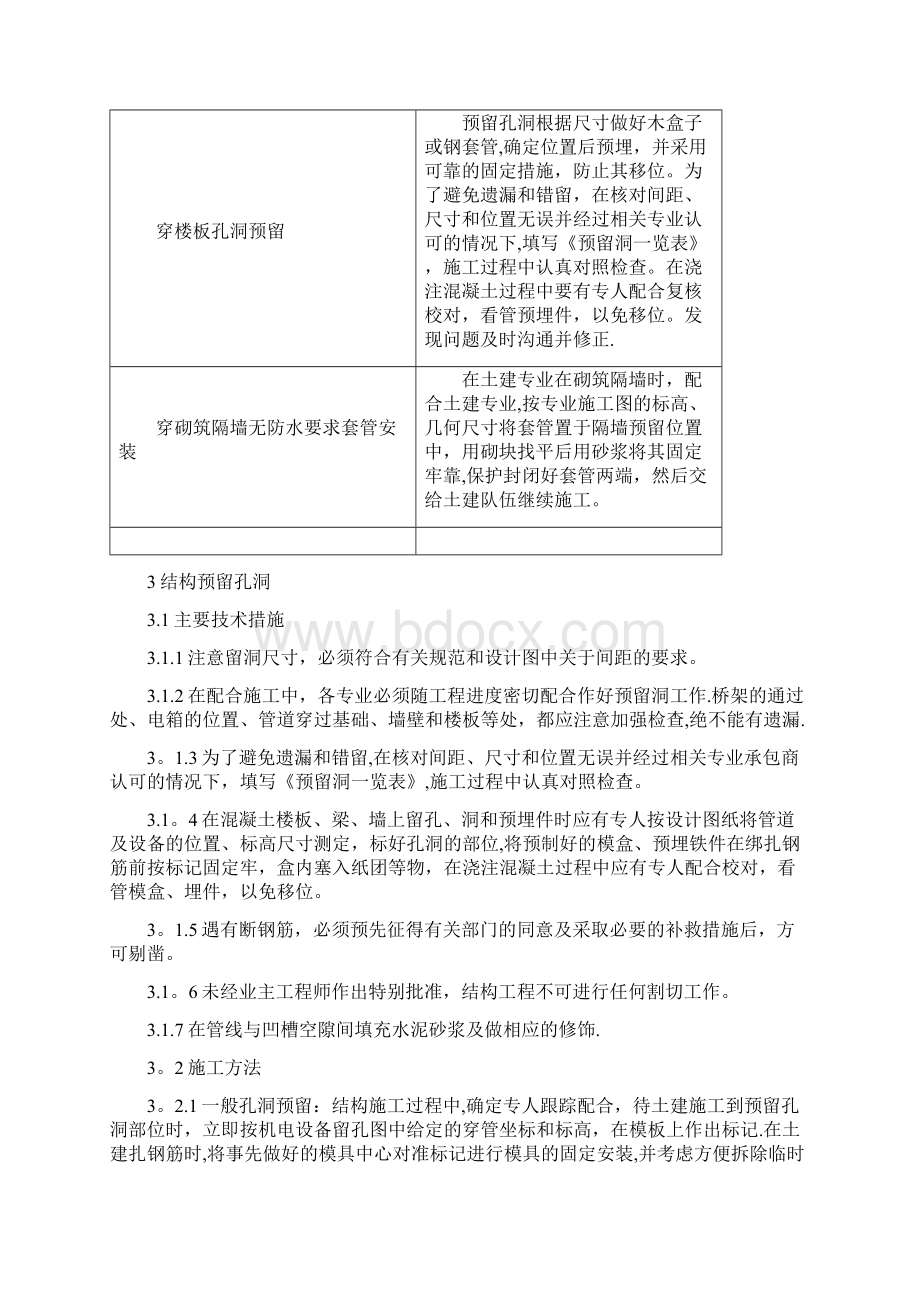 机电工程预留预埋施工方案.docx_第2页