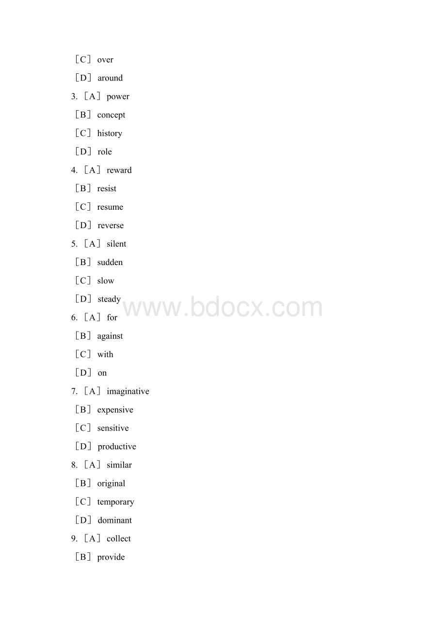 全国硕士研究生入学统一考试英语二试题及解析文档格式.docx_第2页