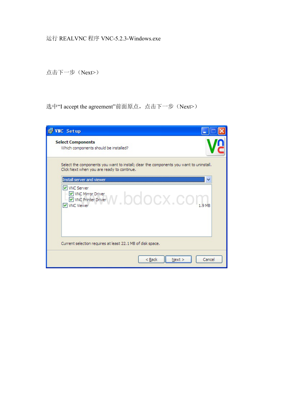 RealVNC5安装设置Word文档下载推荐.docx_第2页