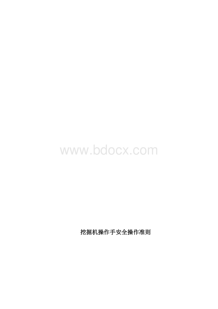 挖掘机安全操作规范分解.docx_第2页