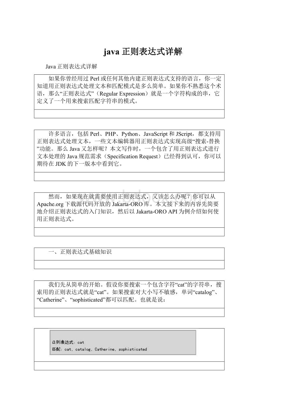 java正则表达式详解文档格式.docx_第1页