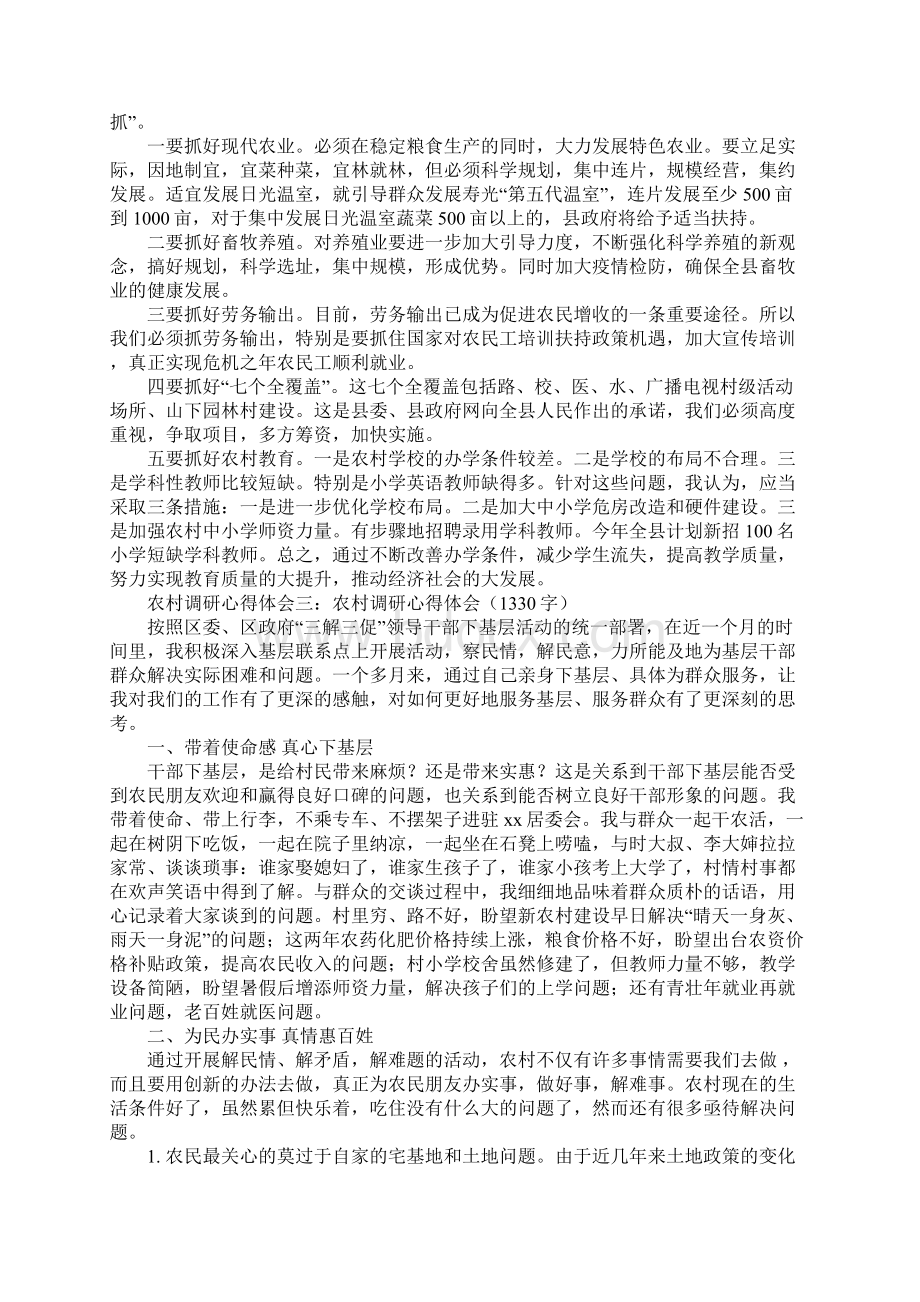 大学生农村调研心得体会文档格式.docx_第3页