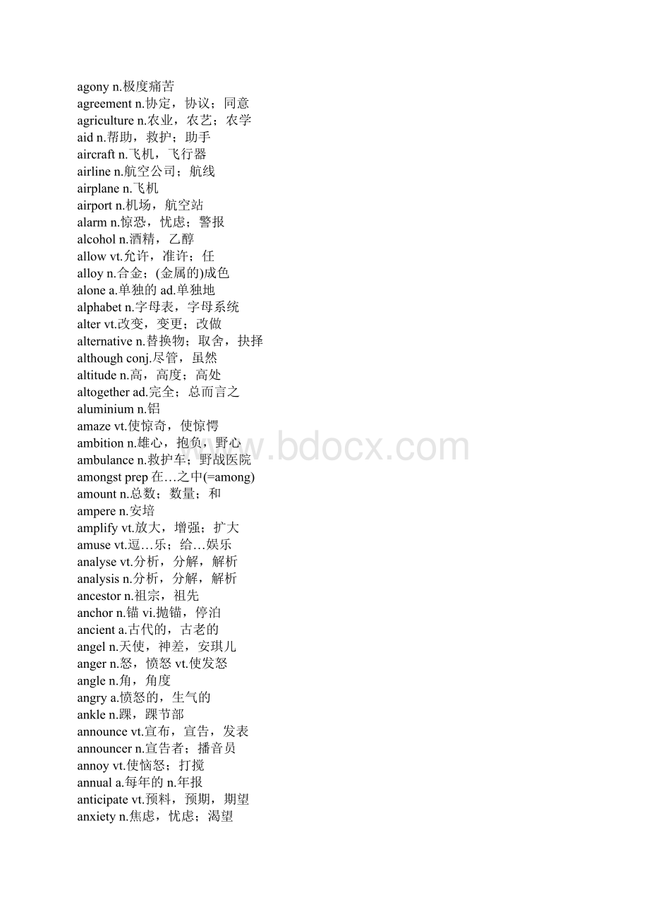 大学英语四级词汇表最新版.docx_第3页