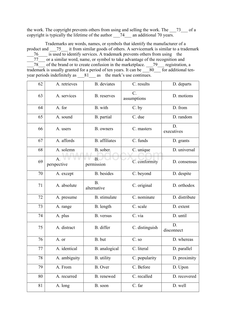 白子墨CET6完型翻译0929Word下载.docx_第3页