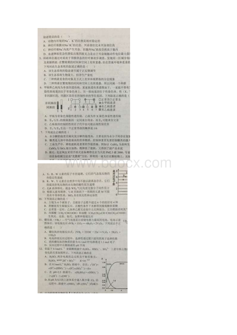 届浙江省新阵地教育研究联盟高三返校联考理科综合试题图片版.docx_第2页