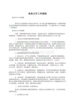 政务公开工作细则.docx