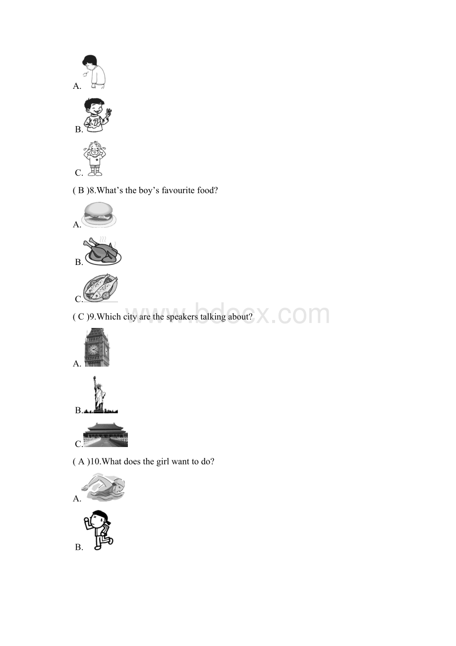 秋外研版八年级英语上册 期末检测卷Word文档下载推荐.docx_第2页