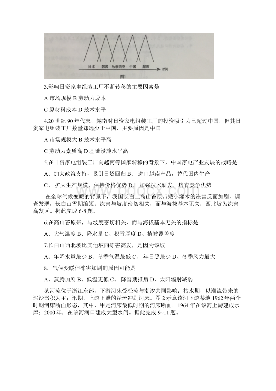 全国高考文综试题全国卷2.docx_第2页