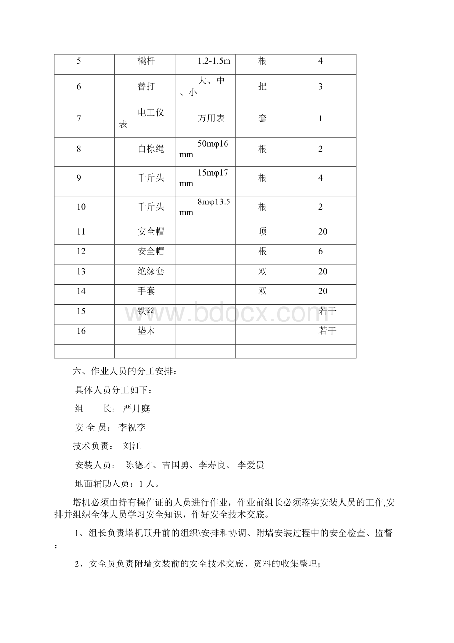 塔吊附墙安装的方案.docx_第3页