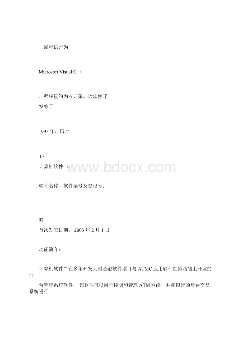 无形资产计算机软件著作权评估案例.docx_第2页
