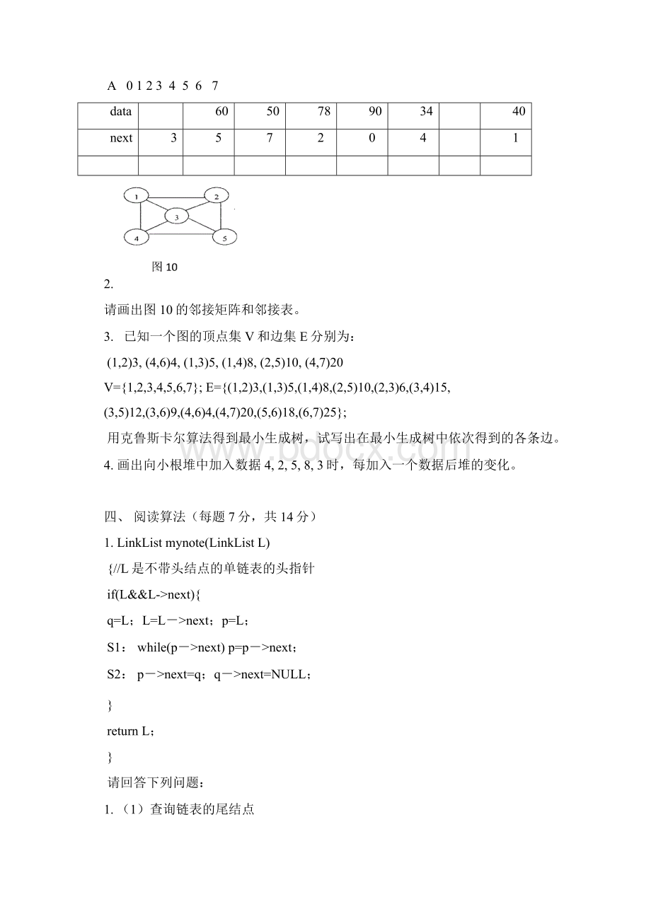 数据结构试题及答案2.docx_第3页