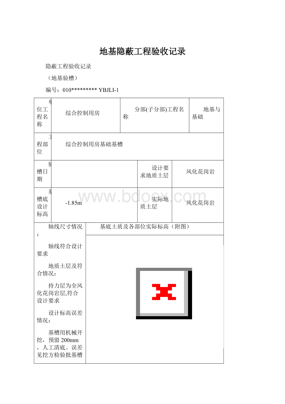 地基隐蔽工程验收记录.docx_第1页