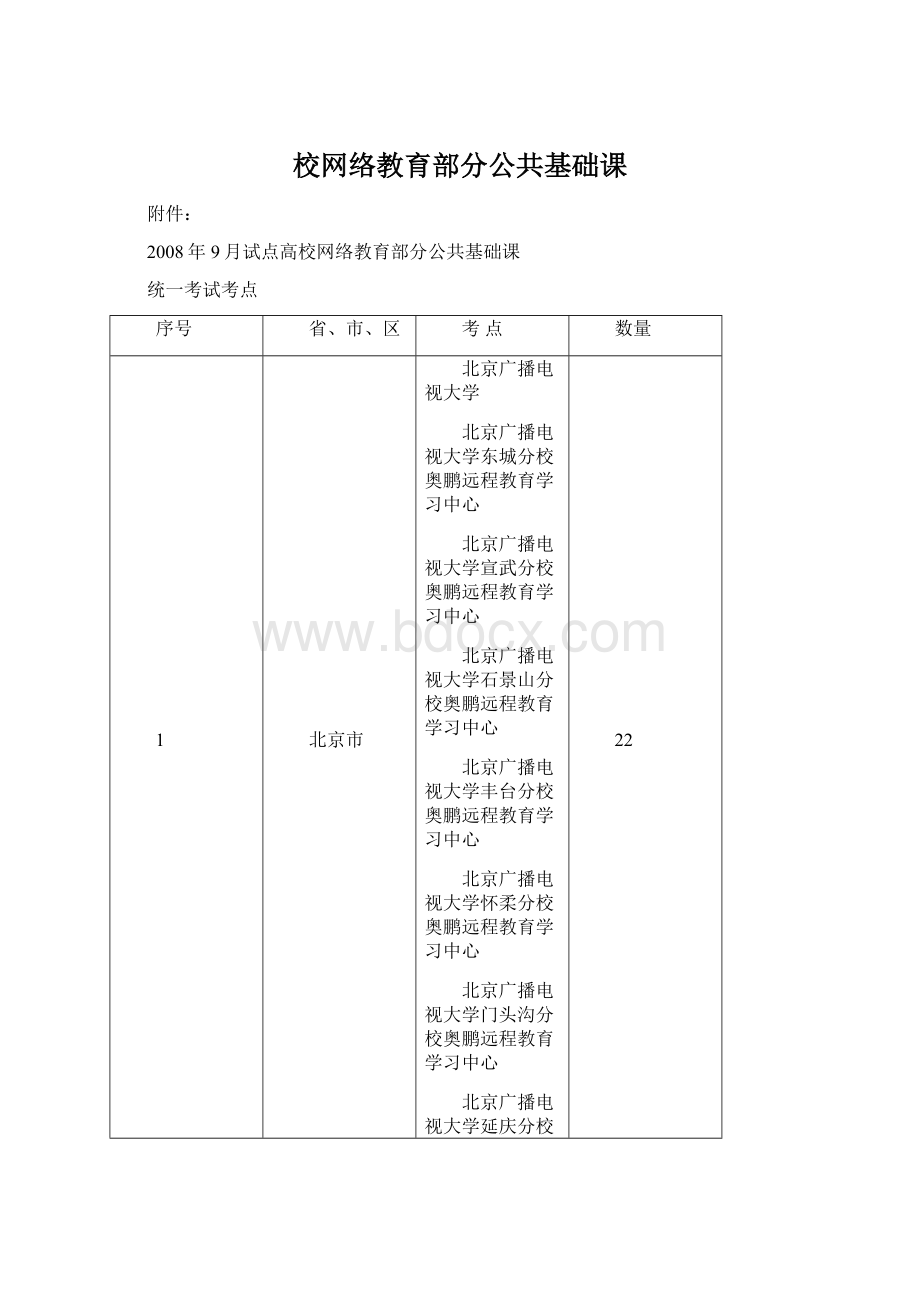 校网络教育部分公共基础课Word格式.docx