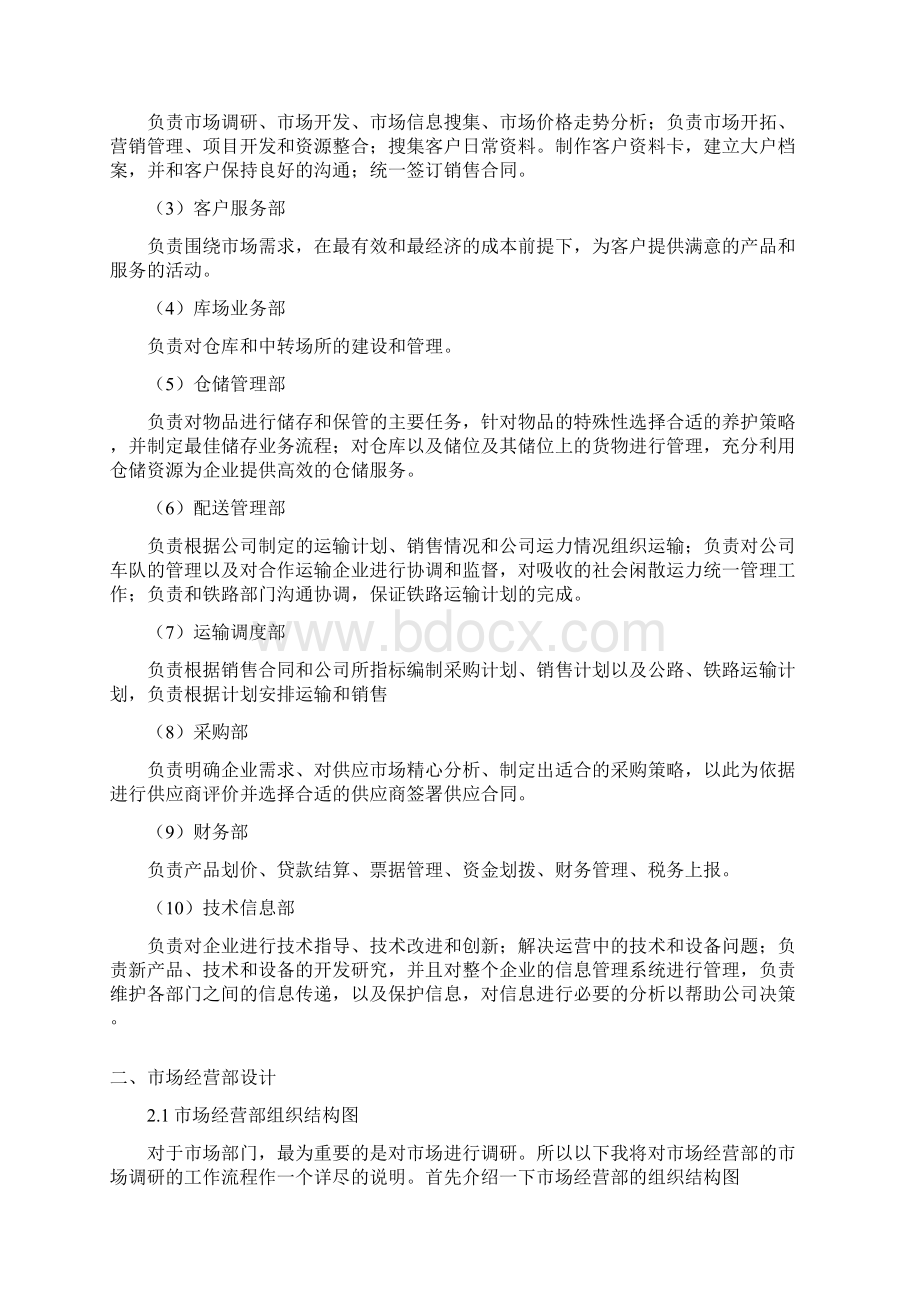 组织结构图设计方案含工作标准和工作流程vsd图.docx_第2页